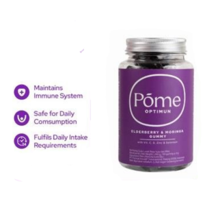 pome optimun immune superfood gummy suplemen vitamin daya tahan tubuh