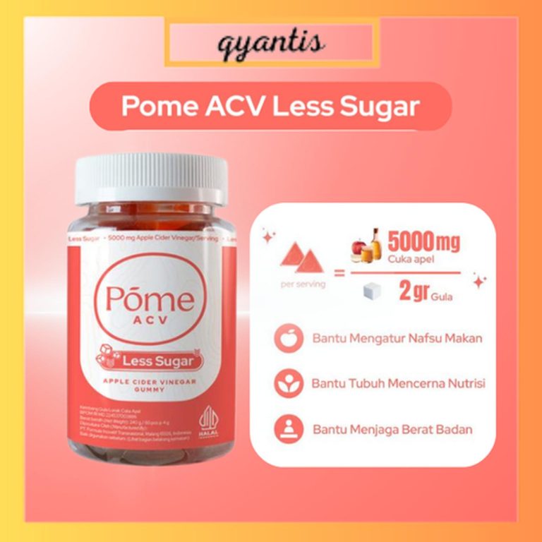 Pome ACV Less Sugar Nikmatnya Cuka Apel